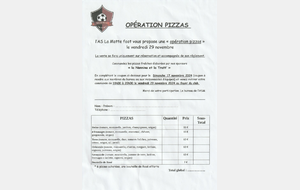 OPERATION PIZZAS LE 29 NOVEMBRE